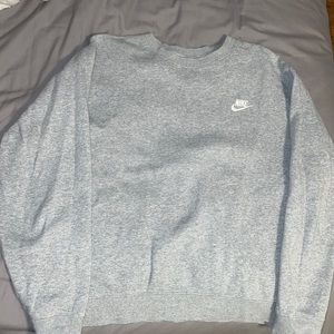 Grey Nike crewneck